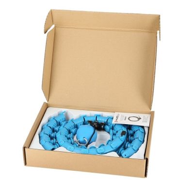 10. HMS HHW01 hula hoop with studs and weight, blue