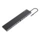 2. CONCEPTRONIC 14-1 USB-C docking station->2xHDMI/DP/2xUSB-C/+ 18cm white