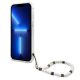 5. Guess GUHCP13LKPSWH iPhone 13 Pro / 13 6.1" Transparent Hardcase White Pearl