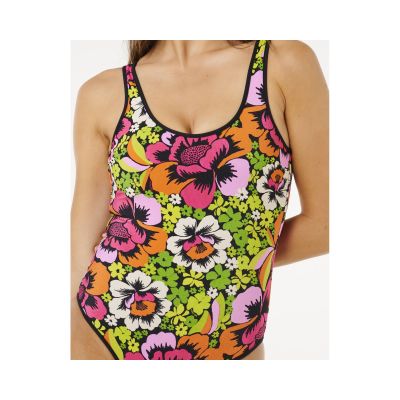 5. Women's RIP CURL Carioca Hi-Leg Revo One Piece swimsuit, multicolor