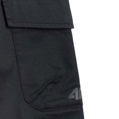 13. Men's trousers 4F CAS M1210 deep black 4FWAW25TTROM1210 20S