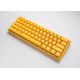 6. Ducky One 3 Yellow Mini Gaming Keyboard USB German Yellow
