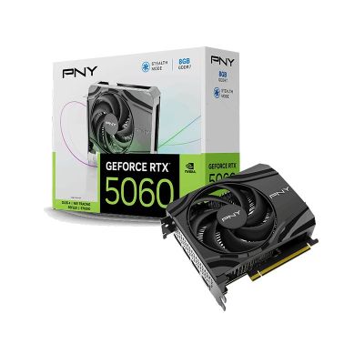 2. PNY GeForce RTX 5060 Single Fan NVIDIA 8 GB GDDR7