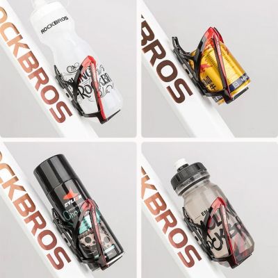 6. Rockbros FK338 Bike Bottle Holder - Black and Red