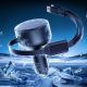 8. ORICO Dual Stretch 60W Split Extension Retractable Car Charger with Two Retractable Cables