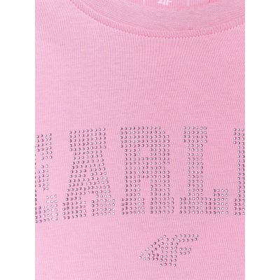 8. Girls' loose T-shirt with print 4F 4FJRSS26TTSHF3453-56S