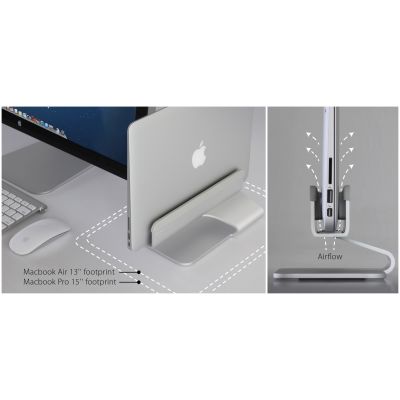 2. Rain Design mTower Notebook Stand Silver 43.2 cm (17")