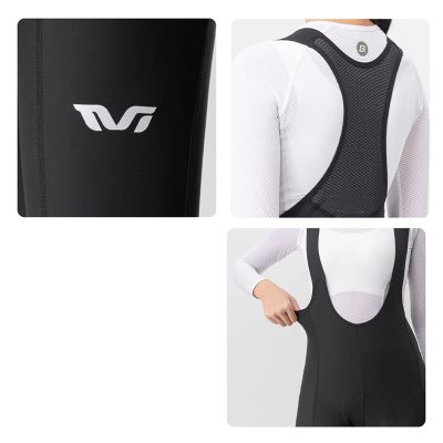 13. Rockbros YDCK005 TVI Women's Cycling Bib Shorts with Pad Size S - Black