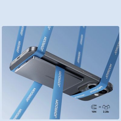 12. Powerbank Joyroom JR-PBM08 5000mAh 20W ultra-thin with inductive charging - gray