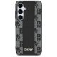 3. DKNY Leather Checkered Pattern MagSafe Case for Samsung Galaxy S25 Black
