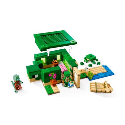 4. LEGO Minecraft 21254 Turtle Beach House
