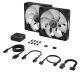 3. Corsair iCUE LINK RX140 RGB Computer Case Fan 14 cm Black 2 pcs.