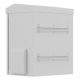 17. WALL-HUNG RACK CABINET 10" HERMETIC IP55 WALL/POLE MOUNTING 320X220X400 GRAY LANBERG (ASSEMBLED)