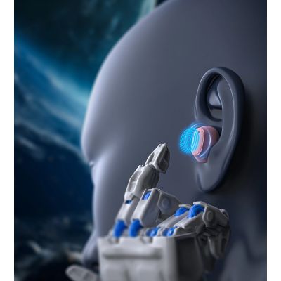 7. Choetech MEMS wireless TWS Bluetooth 5.3 headphones - pink