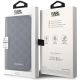 7. Karl Lagerfeld Saffiano Monogram Case for iPhone 13 / 14 / 15 - Black