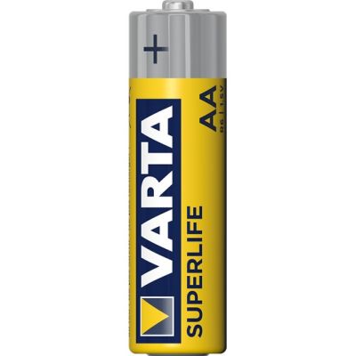 2. VARTA Superlife R6 AA zinc-carbon battery pack (Zn-C; x 4)