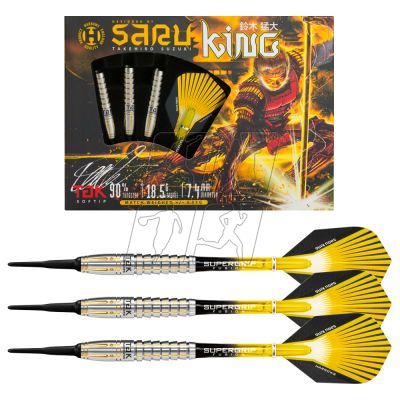 4. Darts Harrows Saru King 90% Softip HS-TNK-000013795