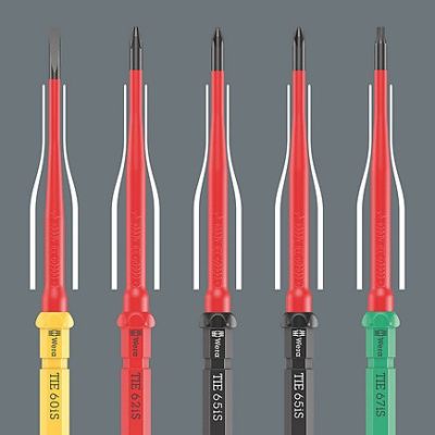 7. Wera 05006640001 Hand Screwdriver Set Straight Screwdriver