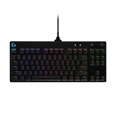 Logitech G915 LIGHTSPEED WRLS RGB MECH KB/GL CLICKY keyboard - CARBON US INTL