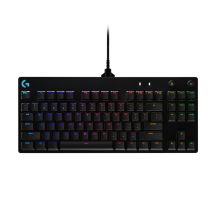 Logitech G915 LIGHTSPEED WRLS RGB MECH KB/GL CLICKY keyboard - CARBON US INTL