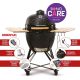 7. Kamado Bono Grande Ceramic Grill 23” Kamado barbecue/grill Cart Charcoal (fuel) Black