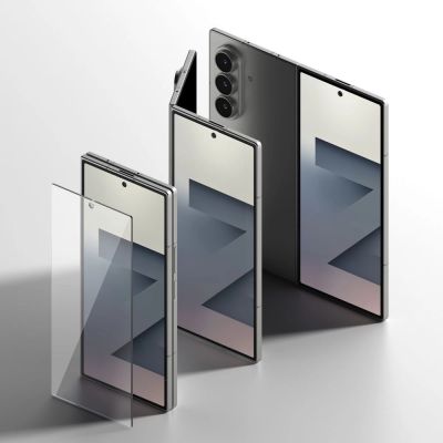 5. Ringke Cover Display Easy Slide Tempered Glass 2-pack for Samsung Galaxy Z Fold 7 - Transparent