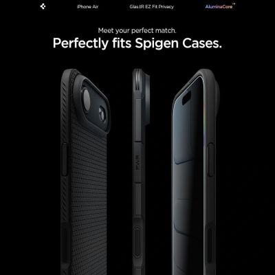 11. Spigen Glas.TR EZ Fit 2-pack privacy glass for iPhone 17 Air