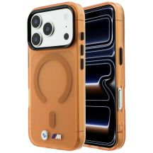 BMW M IML Frosted Metal Logo & Trims MagSafe Case for iPhone 17 Pro / 18 Pro - Orange