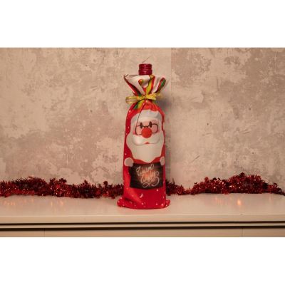 4. Santa Claus Christmas Bottle Bag