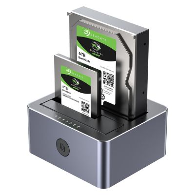 11. UNITEK 2X SATA 2.5"/3.5" USB 5GBPS HDD CLONING STATION