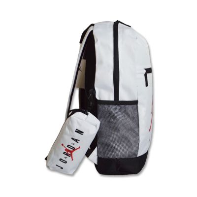 3. Air Jordan School Backpack White + Pencil Case - 9B0503-001