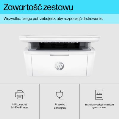 4. HP LaserJet M140w Wireless Multifunction Black and White Printer, Copier, Scanner