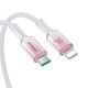 7. Joyroom S-A42 Crystal-Clear Series 30W USB-C - Lightning cable 1.2m - white