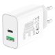 3. TECHLY GAN USB-C 30W PD & USB-A Wall Charger
