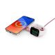 13. Twelve South ButterFly SE - Qi2 wireless charger for two devices, compatible with MagSafe, USB-C cable included (pink)
