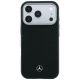 3. Mercedes Leather Semi Wrap Wood Effect MagSafe Case for iPhone 17 Pro Max / 18 Pro Max - Black