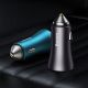 7. Baseus Golden Contactor Max fast car charger USB + USB type C 60 W Quick Charge blue (CGJM000103)