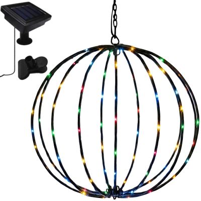 21. SOLAR HANGING LAMP BALL 30CM 120 LED MULTICOLOR