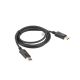2. Lanberg CA-DPDP-10CC-0018-BK Cable (DisplayPort Male - DisplayPort Male; 1.8m; black)