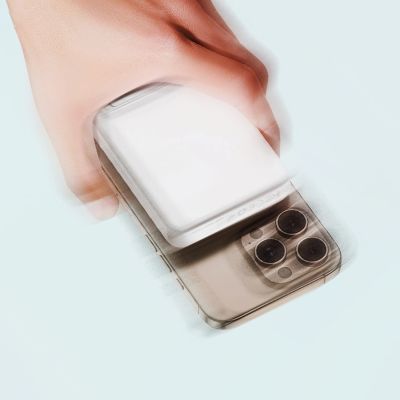 19. Powerbank Wozinsky WLWP-10KA0Y3WS 22.5W PD Qi2 10000 mAh, with stand, 1x USB-A, 1x USB-C - white