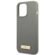 6. Guess GUHMP13LSPLG iPhone 13 Pro / 13 6.1" grey/grey hard case Silicone Logo Plate MagSafe