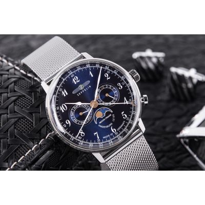 4. Men's Watch ZEPPELIN LZ129 Hindenburg 7036M-3 + BOX