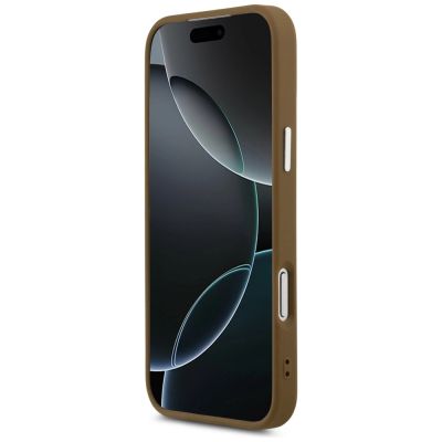 5. Guess Triangle Logo MagSafe case for iPhone 17 Pro - brown