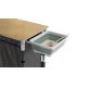 5. Outwell Padres XL Storage Unit Gray 4-Shelf Foldable