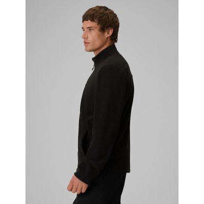 5. Regular men's fleece with stand-up collar 4F 4FRAW26TFLEM542-20S