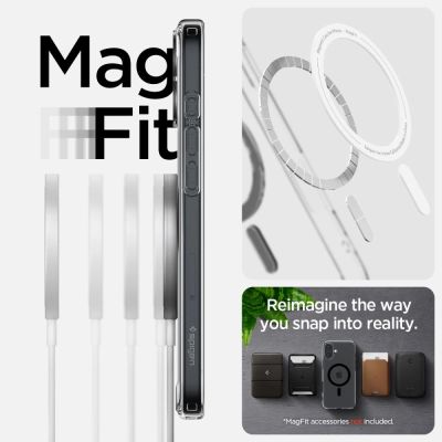 7. Spigen Ultra Hybrid Mag Case with MagSafe for iPhone 16 Plus - Black