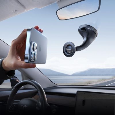 11. Joyroom JR-ZS406 magnetic car holder for windshield/cockpit - black