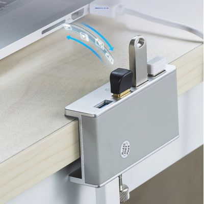 5. Orico MH4PU Hub Clamp-Mounted 4x USB-A 3.0 - Silver