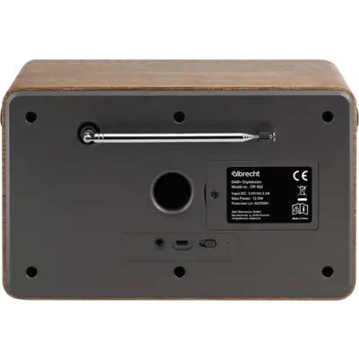4. Albrecht DR 862 Portable Digital Gray, Wood