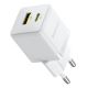 5. Baseus Palm 30W USB-C USB-A Wall Charger - White